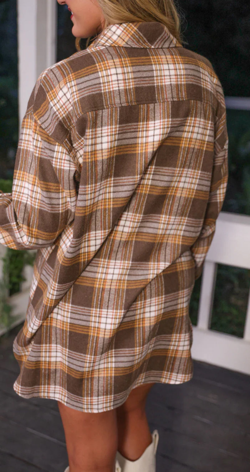 Lola Flannel Top