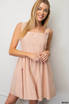 BONNING LINED SIDE POCKET SLEEVELESS DRESS-How Cute is That? Boutique