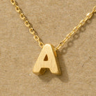 Initial Pendant Necklace-How Cute is That? Boutique