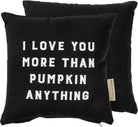 I Love You More Than Pumpkin Anything Pillow-How Cute is That? Boutique