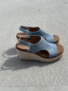 Corky's Denim Blue Wedges-How Cute is That? Boutique