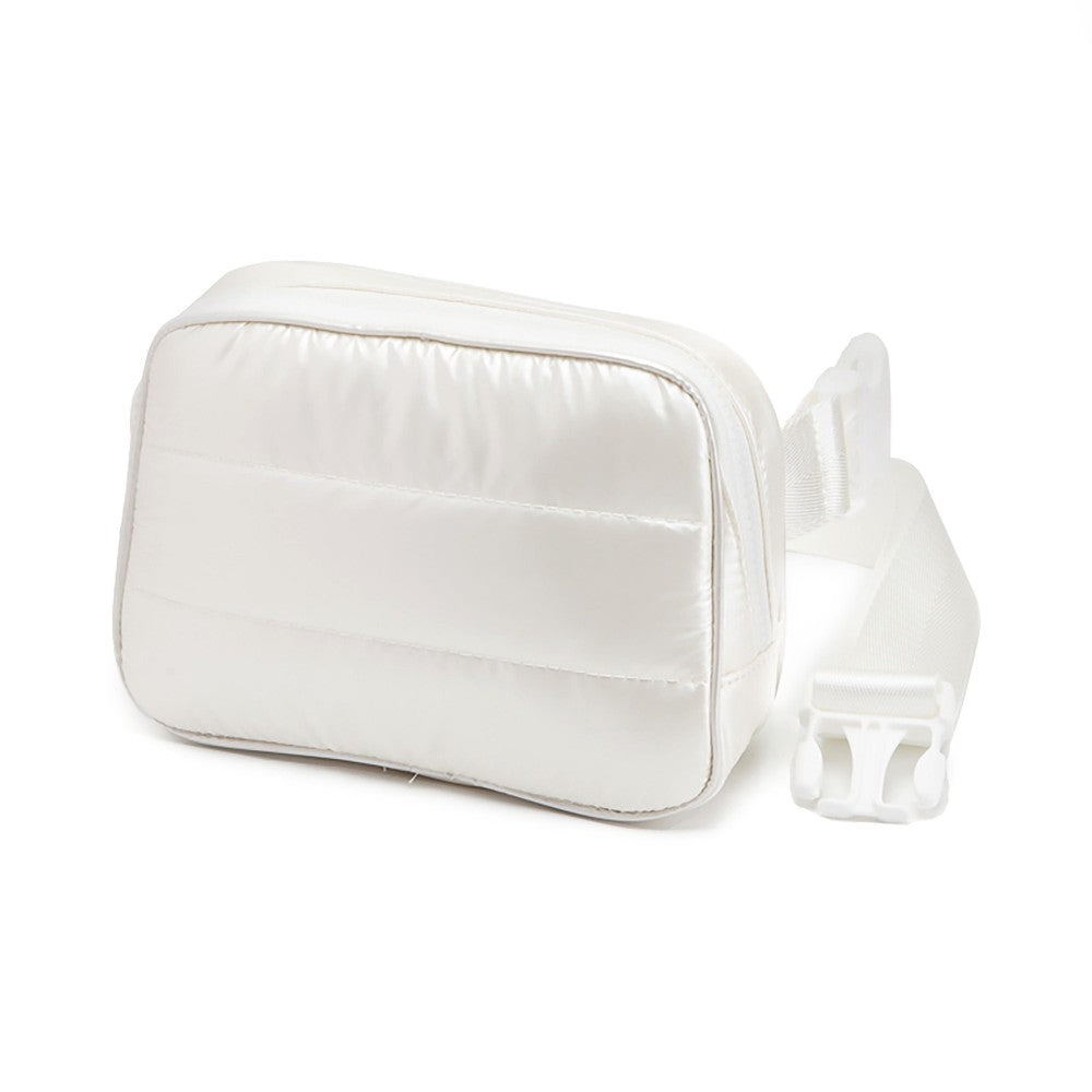 Glossy Puffer Belt Bag-How Cute is That? Boutique