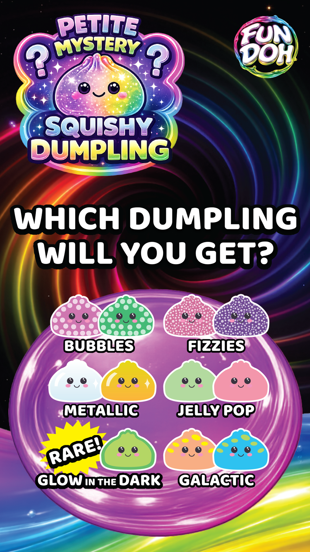 colorful dumpling toy with various styles you can get