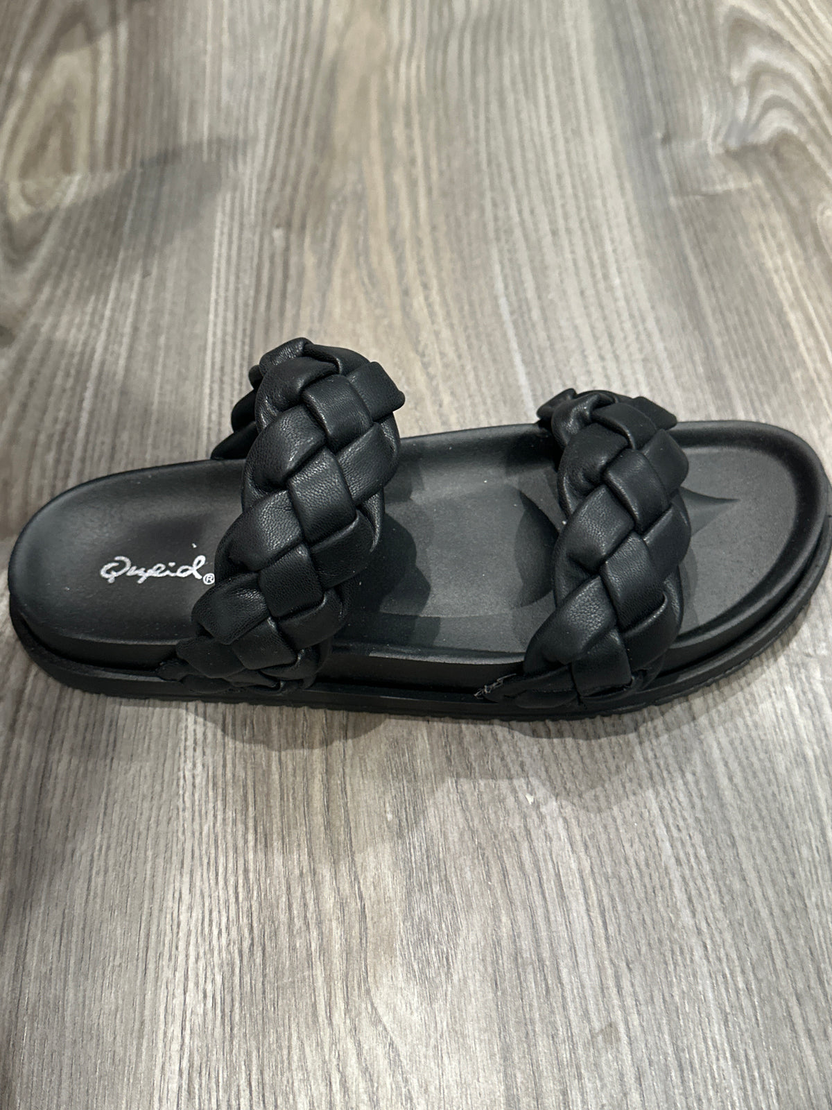 Black Braided Sandals-How Cute is That? Boutique