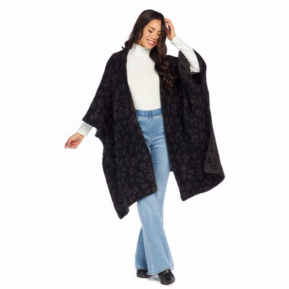 DAWN PONCHO BLACK