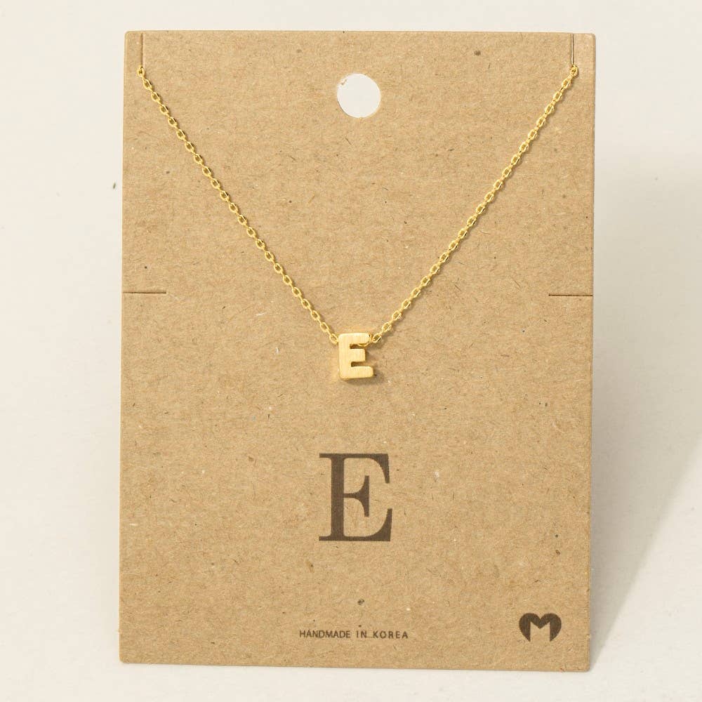 Initial Pendant Necklace-How Cute is That? Boutique