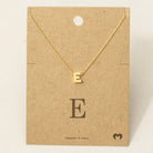 Initial Pendant Necklace-How Cute is That? Boutique