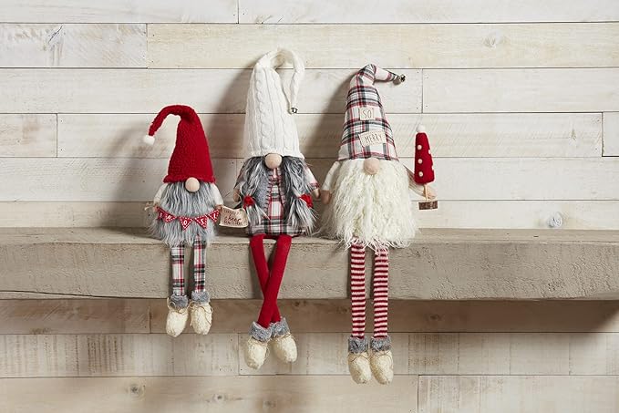 CHEER DELUXE DANGLE LEG CHRISTMAS GNOME