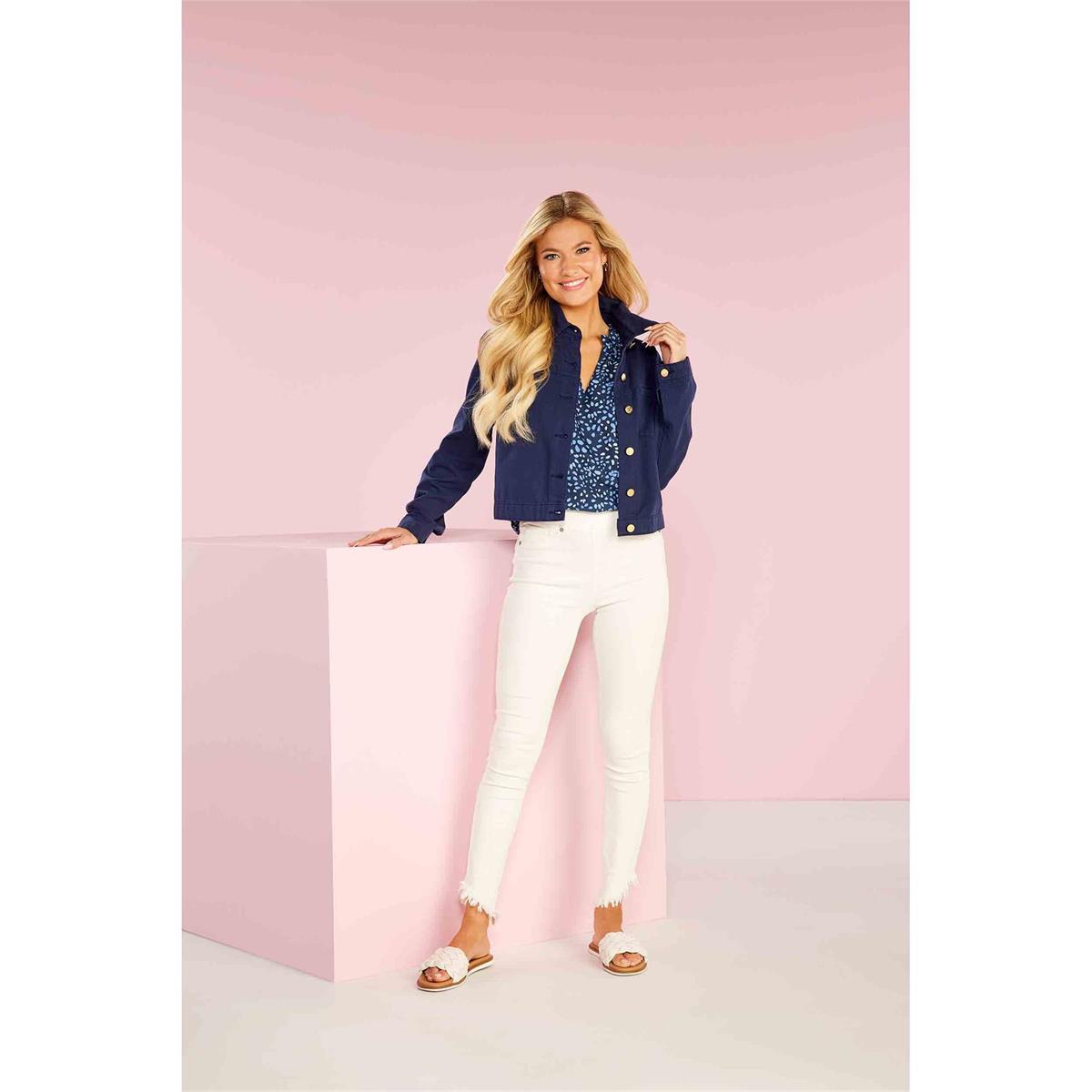 Navy Kendrick Jacket-How Cute is That? Boutique