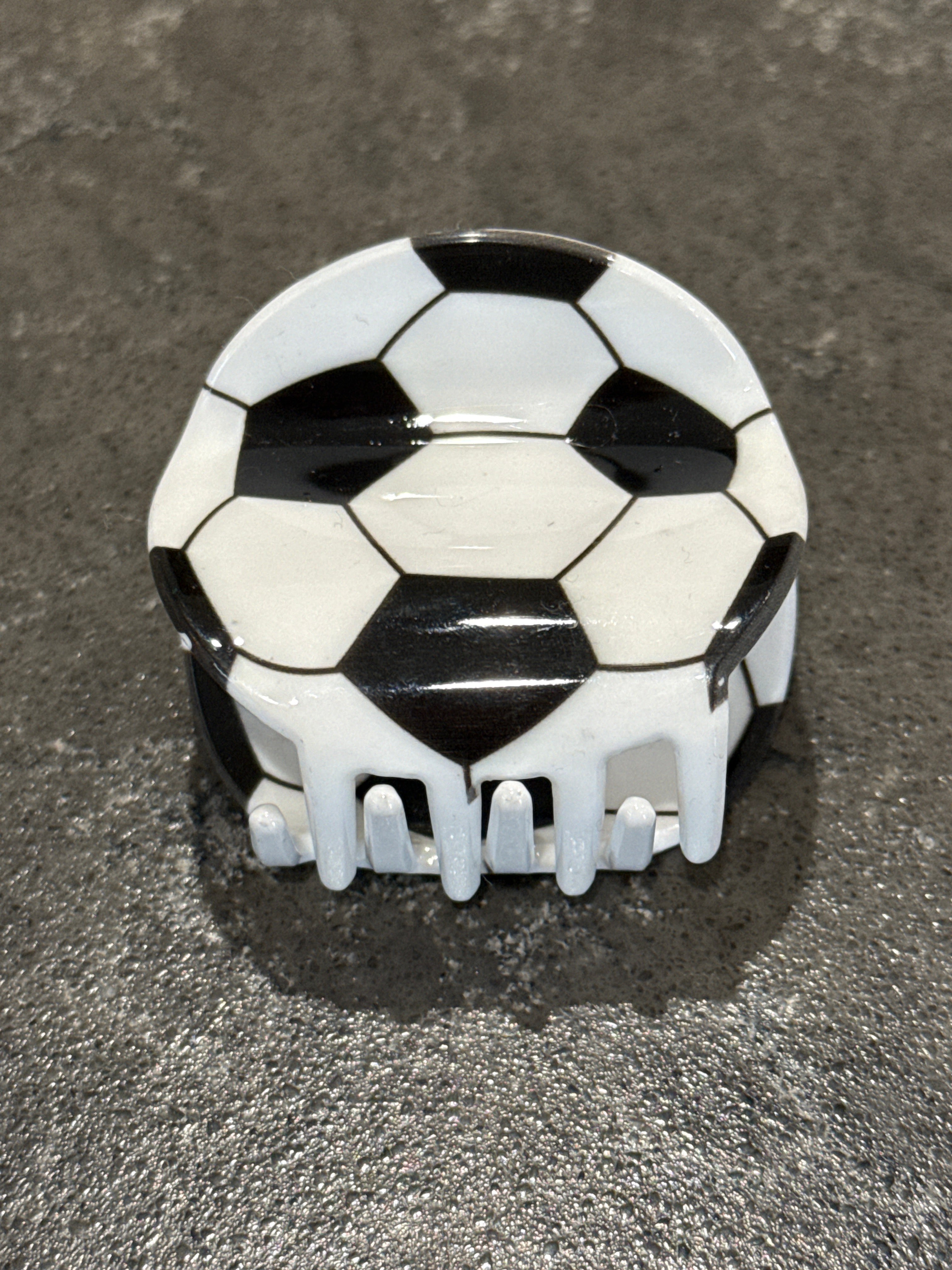 SOCCER HAIR CLAW-How Cute is That? Boutique