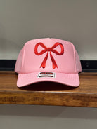 Red Bow Puff Trucker Hat-How Cute is That? Boutique