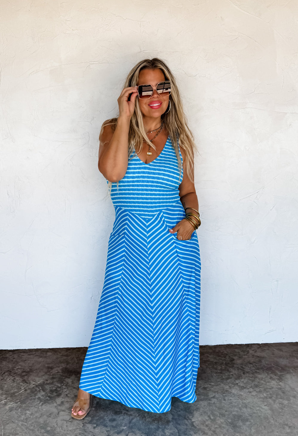 Blakeley Striped Dress
