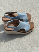 Corky's Denim Blue Wedges-How Cute is That? Boutique