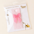 Tumbler Lid Tag-Bow Pink-How Cute is That? Boutique