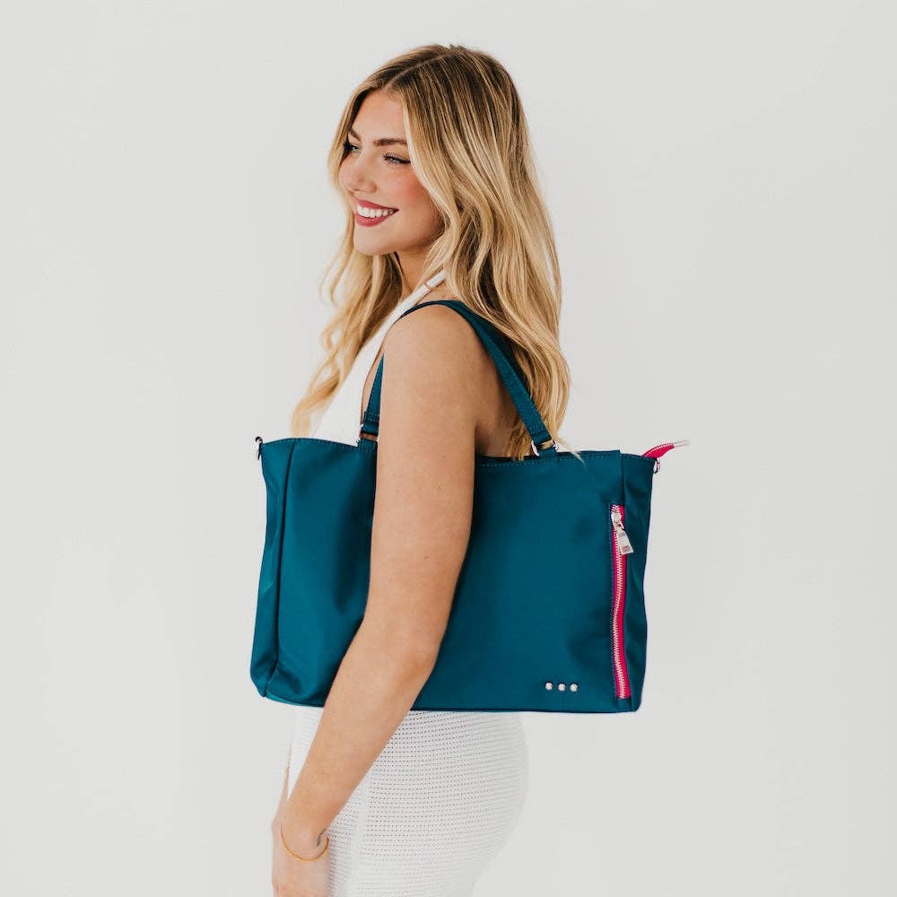 Nina Nylon Organizer Tote Bag-How Cute is That? Boutique