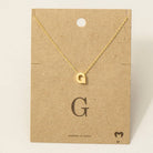 Initial Pendant Necklace-How Cute is That? Boutique