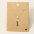 Initial Pendant Necklace-How Cute is That? Boutique