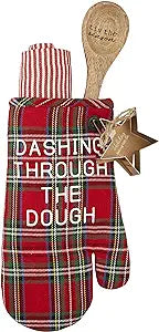 DASHING OVEN MITT TOWEL SET