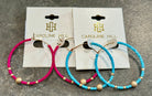 Maranda beaded Hoops-How Cute is That? Boutique