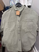Green Denim Jacket-How Cute is That? Boutique