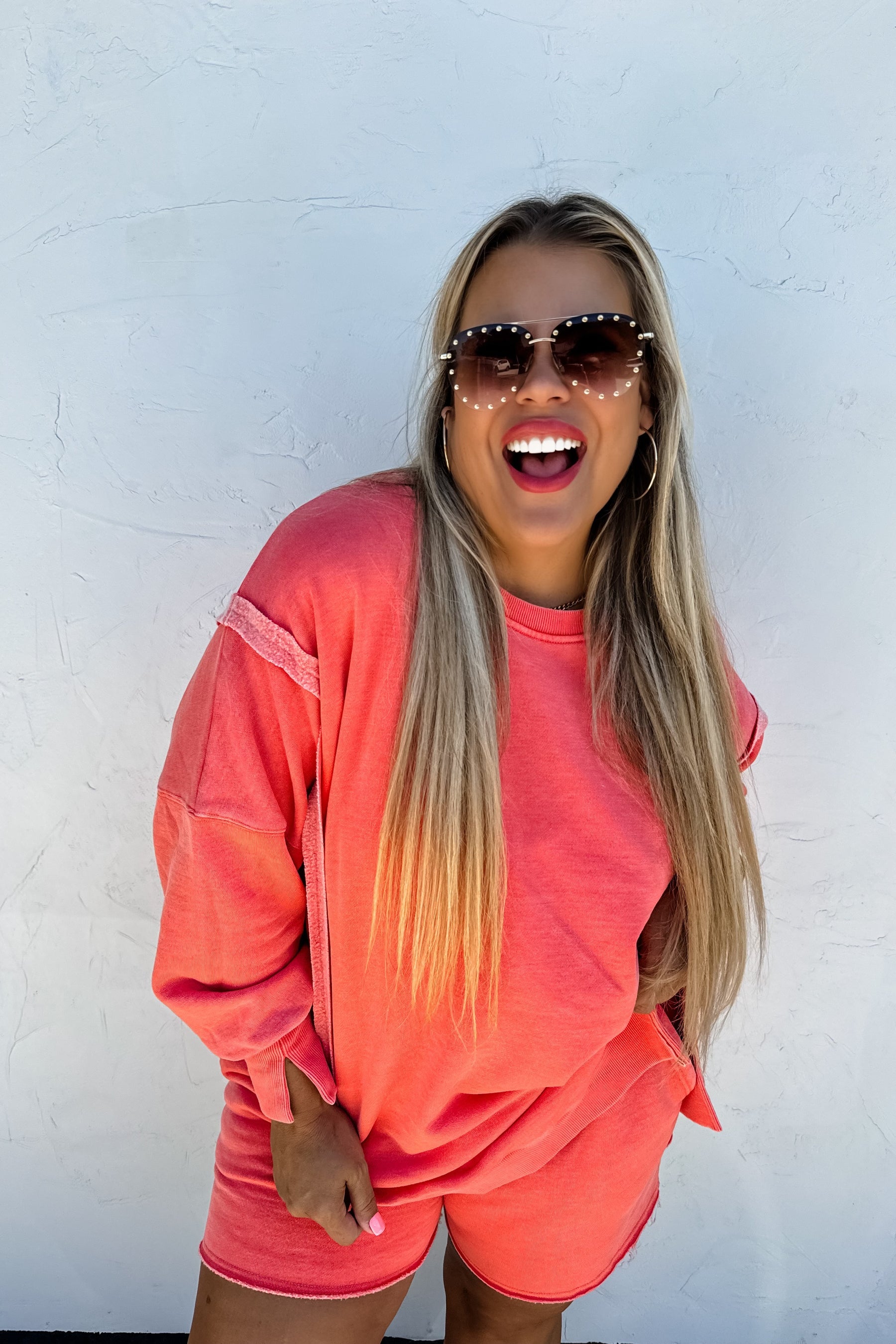 SUMMER COLORS CLASSIC CREW PULLOVER-How Cute is That? Boutique