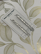 Silver Drop Earrings-How Cute is That? Boutique