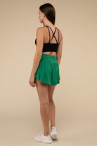 Wide Band Tennis Skirt with Zippered Back Pocket-How Cute is That? Boutique
