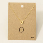 Initial Pendant Necklace-How Cute is That? Boutique