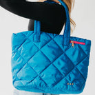 Presley Puffer Quilted Tote Bag With Pouch-How Cute is That? Boutique