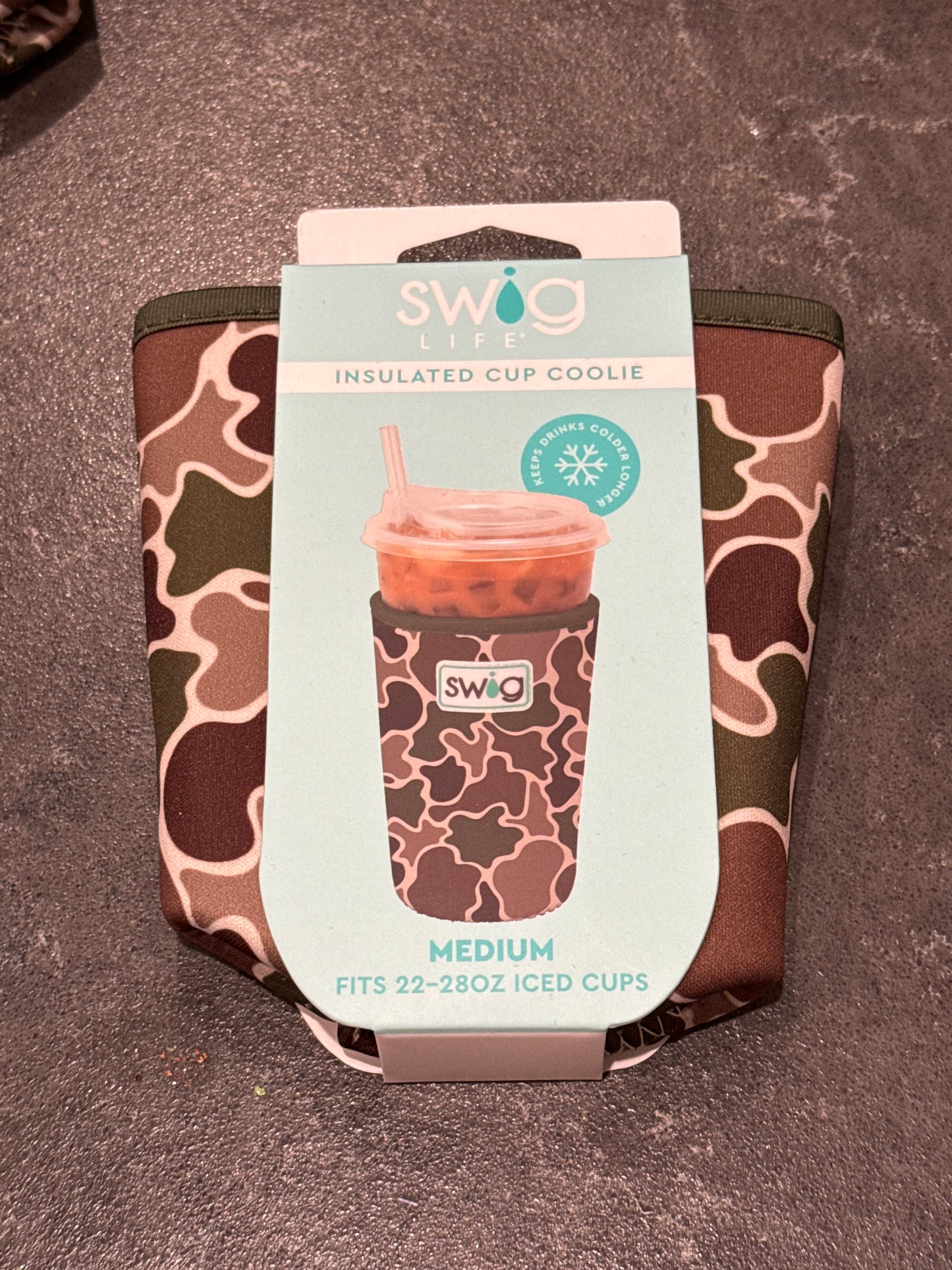 Camo coffee coolie