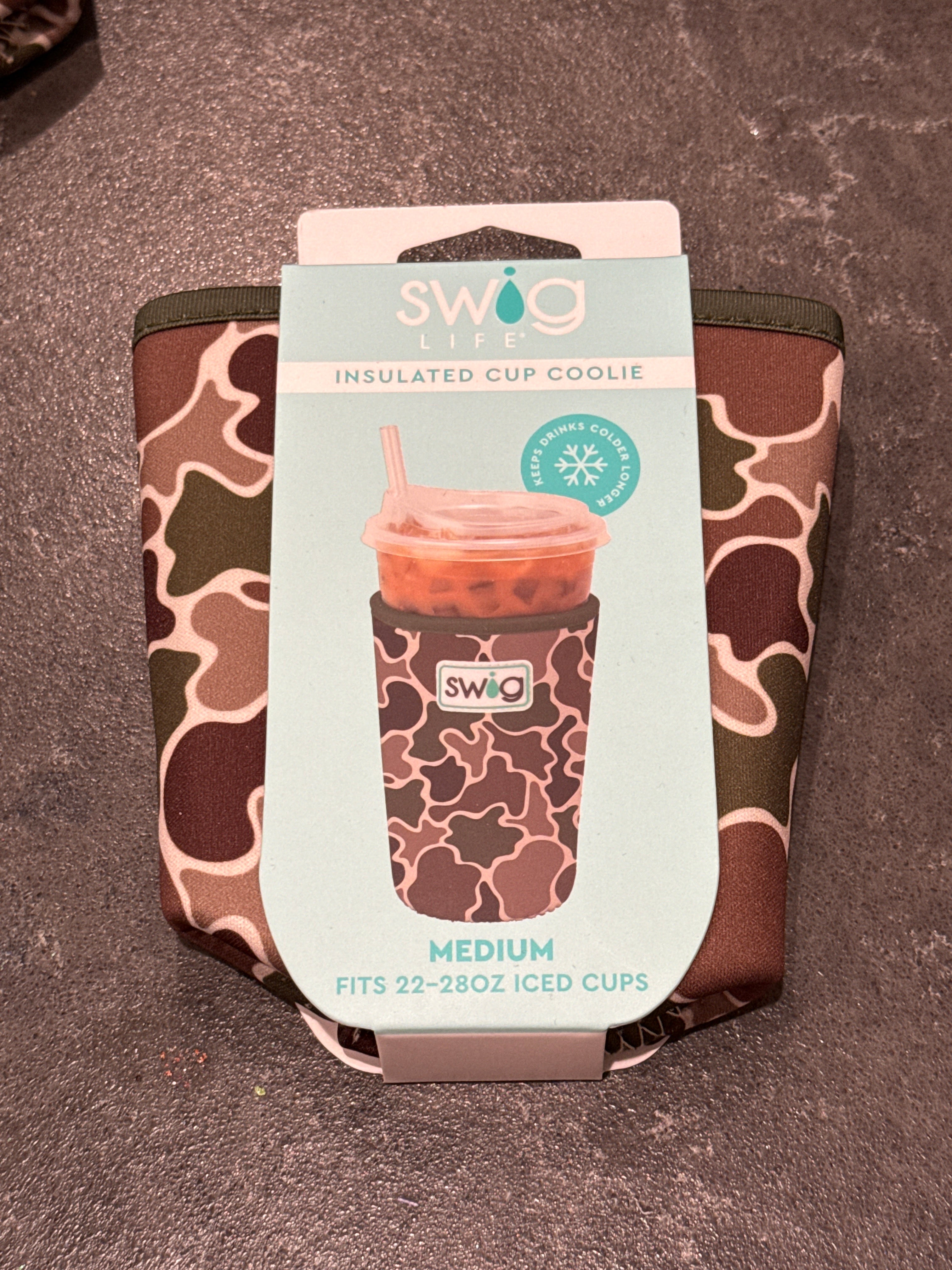 Camo coffee coolie-How Cute is That? Boutique