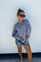 SUMMER COLORS CLASSIC CREW PULLOVER-How Cute is That? Boutique