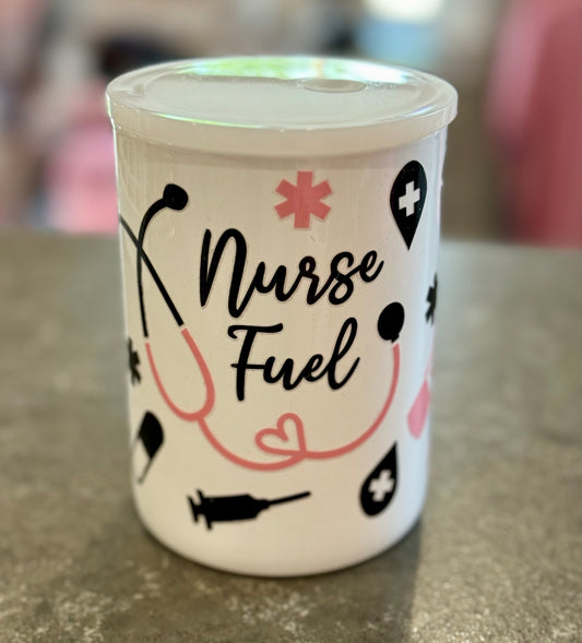 NURSE coffee mug with lid