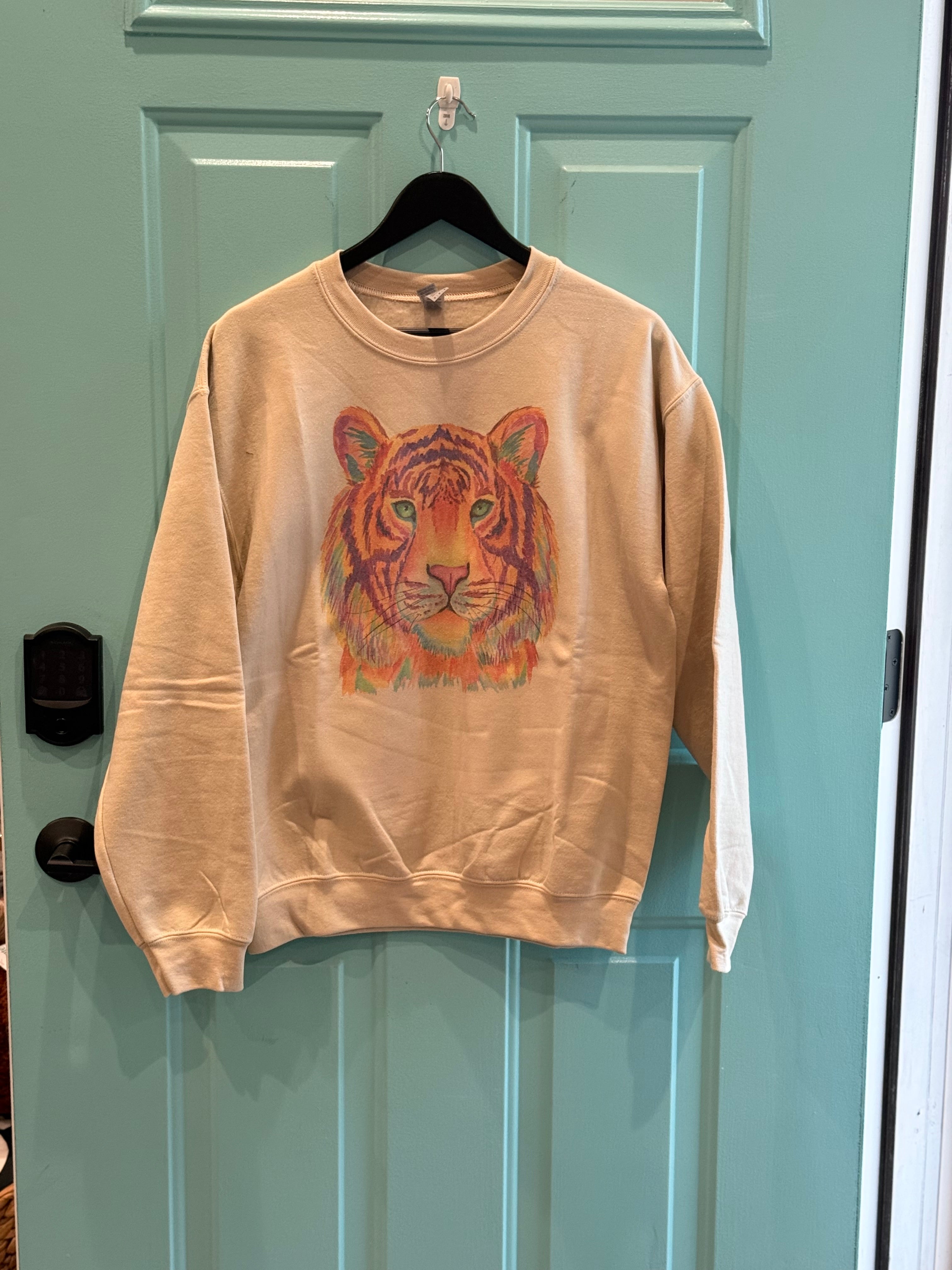 Watercolor Bengals Sweatshirt-How Cute is That? Boutique