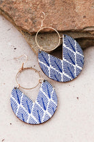 Boho Painted Wood Earrings-How Cute is That? Boutique