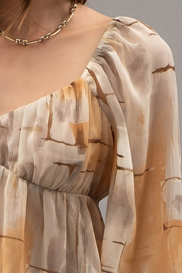 MULTICOLOR PEASANT BLOUSE-How Cute is That? Boutique