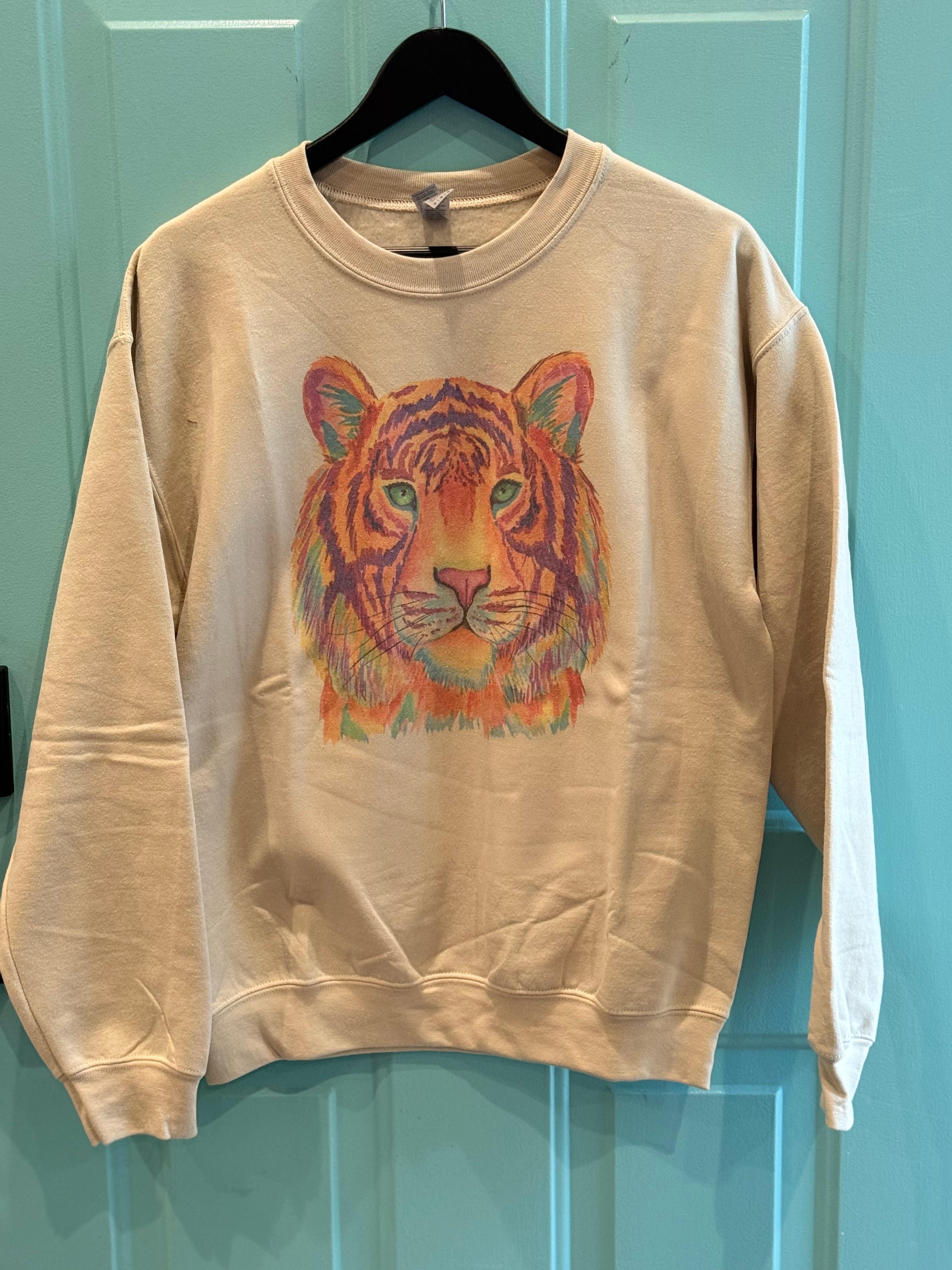Watercolor Bengals Sweatshirt-How Cute is That? Boutique