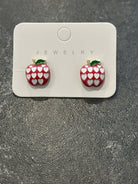 Apple Teacher Earrings-How Cute is That? Boutique