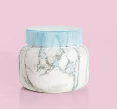 Blue Jean Modern Marble Jar Printed Travel Tin, 19oz