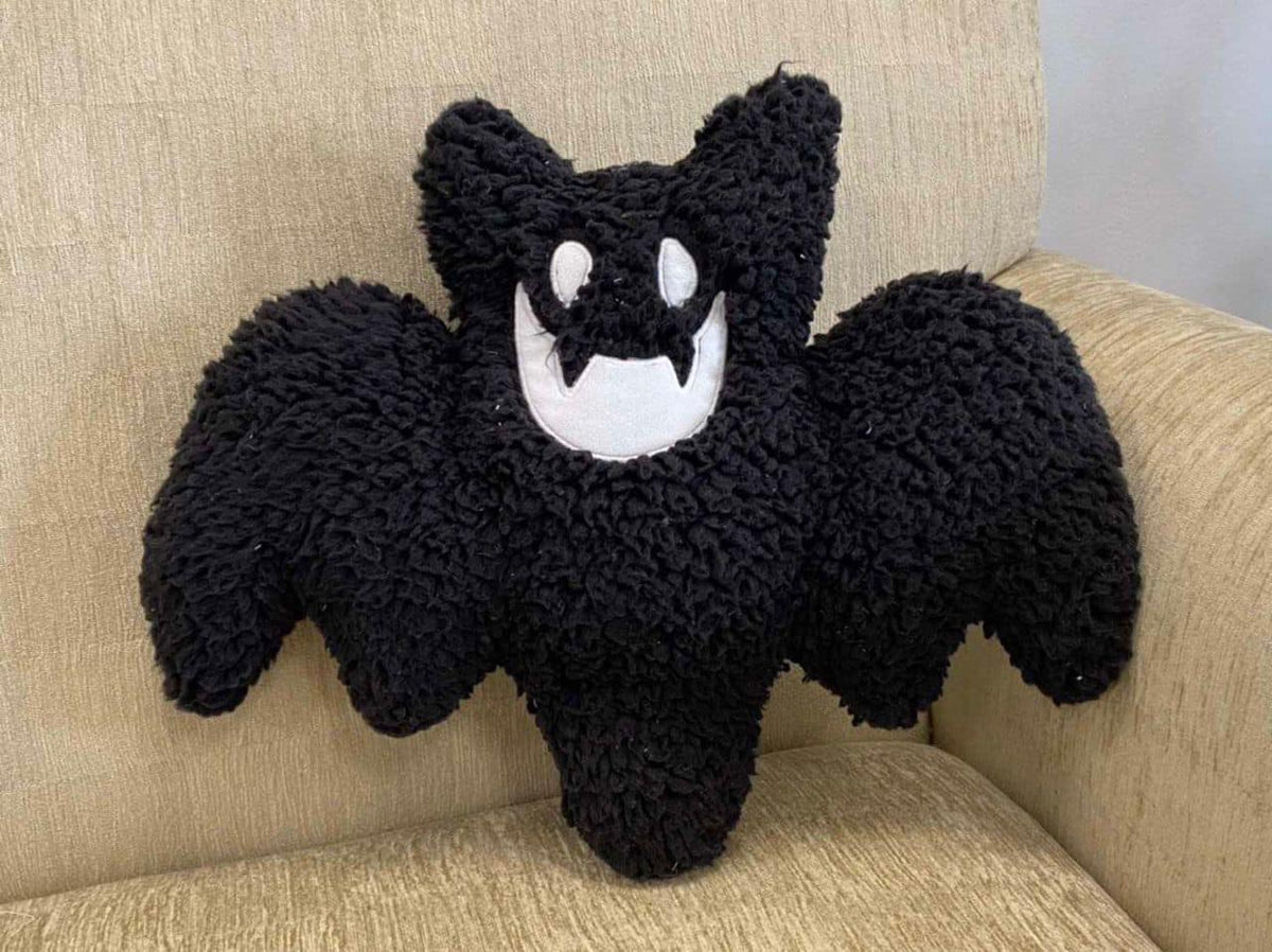 Halloween Bat Sherpa Pillow-How Cute is That? Boutique