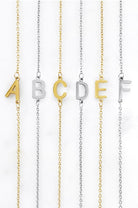 Initial Necklace (Waterproof)-How Cute is That? Boutique