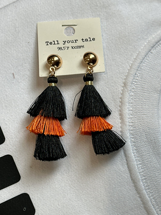 Bengals Drop Earrings