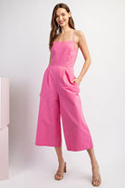 SOFT WASHED JUMPSUIT in Pink-How Cute is That? Boutique