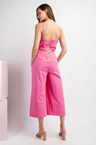 SOFT WASHED JUMPSUIT in Pink-How Cute is That? Boutique