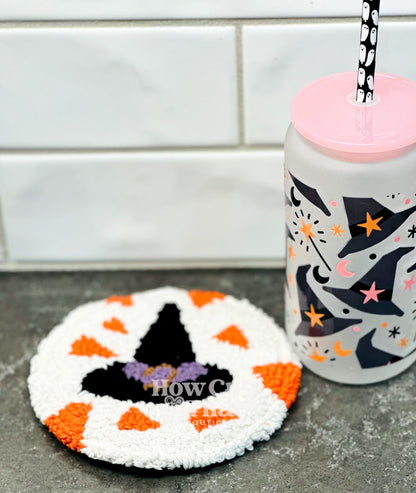HALLOWEEN MUG RUG COASTERS