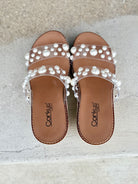 Corky's Look Who’s Here Clear Pearl Platform Sandals – Bridal & Summer Style-How Cute is That? Boutique