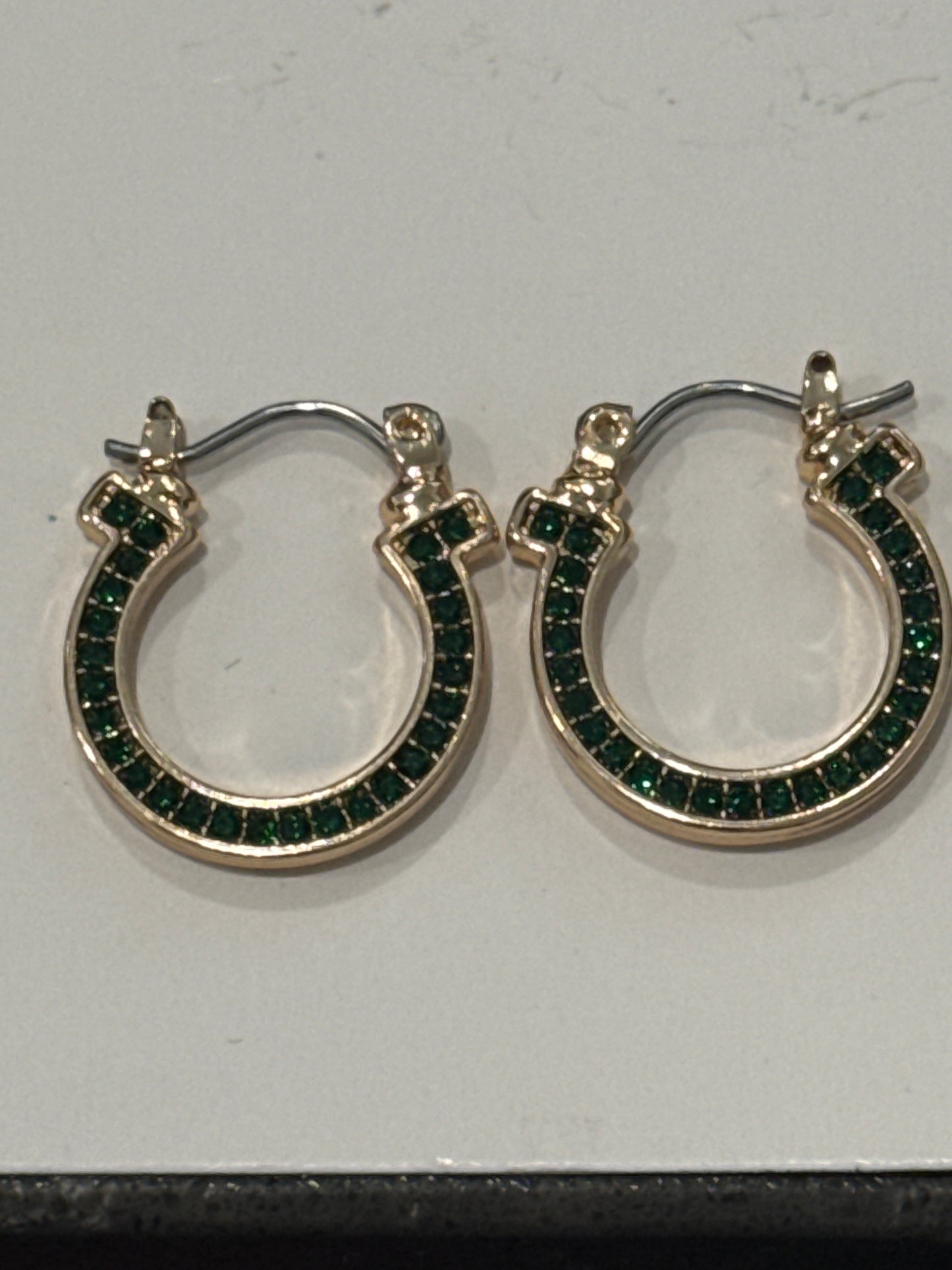 St. Patrick’s day Horseshoe Earrings