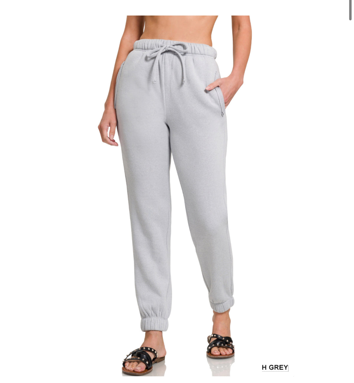Gray Sweatpants-How Cute is That? Boutique