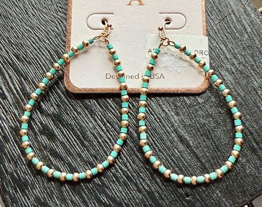 Beaded Drop Earrings