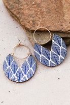 Boho Painted Wood Earrings-How Cute is That? Boutique